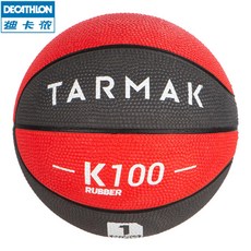 농구공 미니 농구 소프트가죽 소프트 PVC고무 TARMAK, 레드와 블랙 2020 년 신형 미