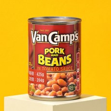 밴캠프스 포크 앤 빈스 425g 미국 콩 부대찌개콩 콩통조림 1캔, 1개