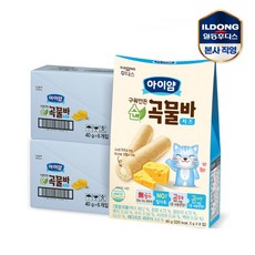 일동후디스 아이얌 구워만든 순곡물바, 치즈, 40g, 12개
