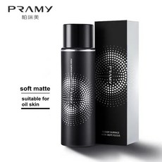 PRAM/Y 12 시간 지속되는 메이크업 세팅 스프레이 속건 필름 모이스춰 라이징 오일 컨트롤 마이크로 파인, [01] 블랙, 01 Black, 1개