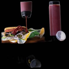 WALLPO 거꾸로 소스통 470ml 굵은소스용 소금그라인더 93000EA