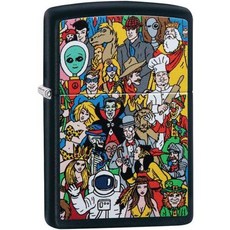 Zippo Where’s Windy Lighters, Black Matte
