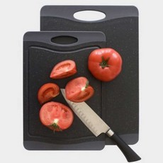 fr.c 사각 마블도마 블랙 대 / 양면 논슬립 이유식 캠핑 주방 다용도 위생 슬림, 1개, fr.c 사각 마블도마 블랙 (대)1006(j)