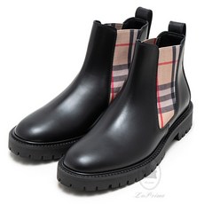버버리 [BURBERRY] 빈티지 체크 첼시 부츠 8033228