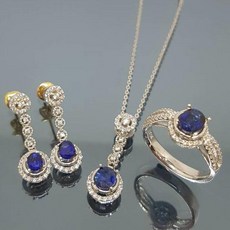 천연사파이어세트(총2.2캐럿/10.5g/어머님/H603)