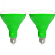 식물조명 BR30 LED 식물 재배 전구 9W DIY 원예 및 실내 정원 가꾸기 조명 꽃 온실 인도어 가든 2팩 흰색 빨간색 스펙트럼(핑크)