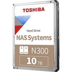 하드디스크 도시바 N300 14TB NAS 3.5인치 내장 하드 드라이브 CMR SATA 6Gbs 7200RPM 512MB 캐시 HDWG51EXZSTA, 10 TB_Small or Home Business N - 도시바n300