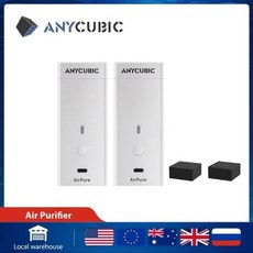 ANYCUBIC AirPure 레진 3D 프린터용 효율적인 공기 정화 필터 저소음 USB 충전 광자 모노 X 4K 플러스, 01 2 Pcs Air Purifier_01 CHINA