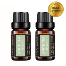 레노포프 천연 에센셜오일 & 블랜딩오일 35종 테라퓨틱등급, 2개, 18.화이트티, 10ml