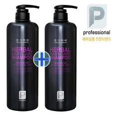 1+1 댕기머리 프로페셔널 허벌 헤어 케어 샴푸 1000ml NEO