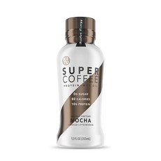 키투 슈퍼 커피 프로틴 + MCT 오일 355ml 글루텐 프리 무설탕 단백질 10g, 스위튼드 모카(Sweetened Mocha), 1개, 1개입