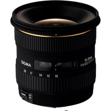 Sigma 캐논 디지털 SLR 카메라용 10-20mm f/4-5.6 EX DC HSM 렌즈, 캐논 SLR 카메라, 1개