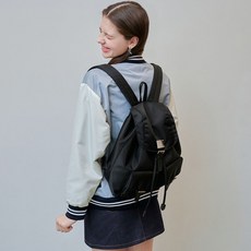 샐러드볼즈 SYMBOL NYLON BACKPACK BLACK