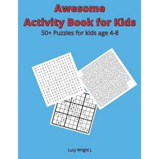 Awesome Activity Book for Kids: 50+ Puzzles for kids age 4-8 Paperback, Smart Draw America, English, 9781801762984
