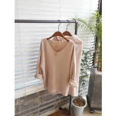 루즈 브이 트임 스커트 세트