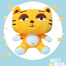 기프트앤돌 정품 동물인형 노랑고양이 봉제인형 25cm, 상세페이지 참조, 1개