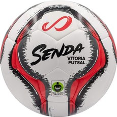 SENDA Vitoria Match 풋살 볼 공정 거래 인증 빨강 / 회색 크기 4 (13 세 이상), 단일옵션