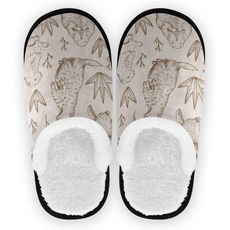 Groundhogs Marmot Spa Slippers House Slippers Memory Foam Slippers Indoor Outdoor Non-Slip Home Shoe
