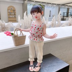 모이몰른 붐붐키즈 바니바니 메르시보꾸 여름 여아의류 끈나시 상하복세트 패션 캐주얼 일상복
