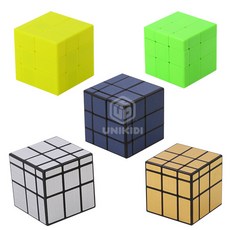 치이 QIYI 3X3X3 미러 큐브 초신속 스피드 큐브, 그린
