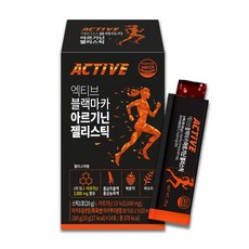 엑티브 블랙마카 아르기닌 젤리스틱 20g X 14포(280g), 2개