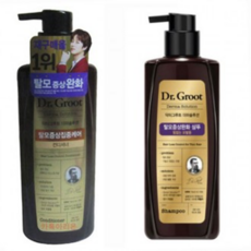 (대한도매) 엘지생활건강 닥터그루터 탈모집중케어 탈모완화샴푸 컨디셔너 선택, 종류 선택 닥터크루터컨디셔너2개