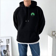  베럴댄나우 남녀공용 오버핏 파라마운트 프린팅 기모 후드티  상품 이미지