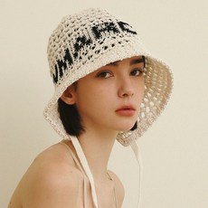 메르헨 연예인착용 Logo knitting strap bucket hat 3color