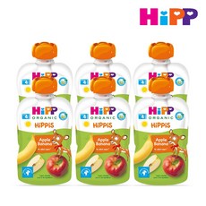 HiPP 힙 유기농 이유식 애플 바나나 X 6팩, 1개, 사과+바나나 혼합맛