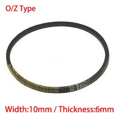 Z/O 787 800 813 10mm 너비 6mm 두께 고무 그루브 톱니 모양의 기계 드라이브 전송 밴드 웨지 로프 Vee V 타이밍 벨트, Z813, 1개