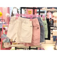 로엠걸즈반바지
