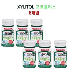 롯데제과 자일리톨 프로폴리스 84g(용기)*6개입, 84g, 6팩