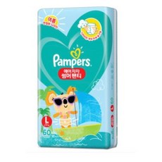팸퍼스 에어차차 썸머팬티 4단계(9~14kg) 60매