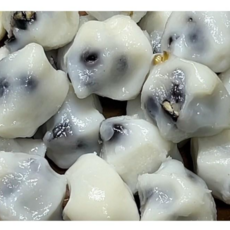 [만복냉동 콩송편 떡 판매1등] 국내산 서리태 콩떡 콩송편 아침대용식 콩떡 haccp인증, 500g, 4개