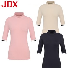 JDX 제이디엑스 23년 여름신상 50% 세일!! 여성 소매 요꼬 골지 하이넥 X2TSUQ6559