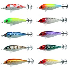 니켄 이카키드 미니 수평에기 신형 73mm 83mm 쪼만한에기 케이무라 쭈꾸미 갑오징어, 이카키드 83 #6 색동