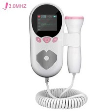 태아심음측정기 태아도플러 임신 업그레이드 30MHz 베이비 모니터 초음파 임산부 펄스 미터, 1개