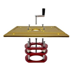  루터기 목공기계 루타알루미늄 라우터 테이블 삽입 플레이트 리프트 키트 65mm 직경 모터 목공 작업대 트, [02] Set B, 02 Set B, 02 Set B 