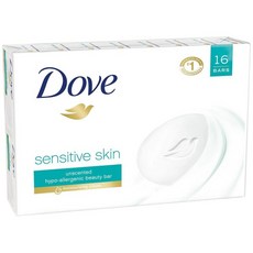 Dove 도브 센시티브 바 비누 (16/4 Oz Net Wt 64 Oz) (), 단일상품