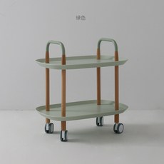 북유럽 이동식 선반 사이드 테이블 트롤리, D.녹차를 바르다