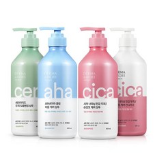 애경 더마앤모어 샴푸/린스 600mlx2개, 더마앤모어 아하 쿨링 비듬케어 샴푸 600mlx2개, 600ml