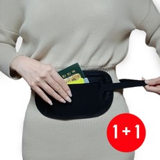 꽃담우리 여행 필수템 복대형 전대 소매치기 방지 파우치 1+1 상품 이미지