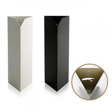 AOG027875 성일무역 현관 삼각1구 철제우산꽂이 보관함 우산거치대, 블랙