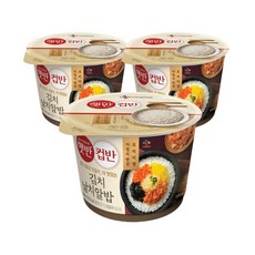 햇반 컵반 김치날치알밥188g(프리미엄), 3개, 280g