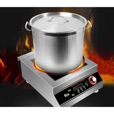 업소용 인덕션 5000W 고출력 5kw 전기 뽁음 스토브, 5000w / 듀얼스크린+에어컨 포함