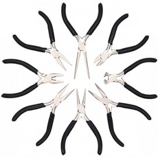 베이머 쥬얼리 플라이어 - 8pcs 쥬얼리 메이킹 플라이어 도구 키트 쥬얼리 플라이어 세트 - 쥬얼리 제조 용품 주얼리 수리