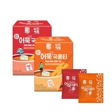 2+2 따끈따끈 어묵국물티 4팩 오리지널/매운맛, 40g, 오리지널 1개+매운맛 3개, 4개