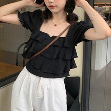 비엔스이레크롭블라우스