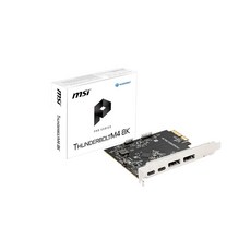 MSI THUNDERBOLTM4 8K 썬더볼트 4 컨트롤러 PCIe 3.0 X4