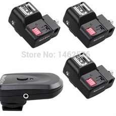 무선 플래시 트리거 + 4 수신기 pt-16ne sony 카메라를 제외한 yongnuo canon nikon pentax 용 우산 홀더가있는 16 채널, 3 수신기, 01 3 Receivers, 한개옵션1